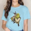 And Donkey Kawaii Girls Women T Shirt Shrek Comedy Film Blusas Harajuku Casual Short Sleeve Vintage.jpg 640x640 1 - Shrek Shop