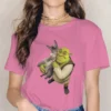 And Donkey Kawaii Girls Women T Shirt Shrek Comedy Film Blusas Harajuku Casual Short Sleeve Vintage.jpg 640x640 14 - Shrek Shop