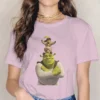 Best Friends Ever Women Tshirts Shrek Comedy Film Gothic Vintage Female Clothing Loose Cotton Graphic Short.jpg 640x640 8 - Shrek Shop