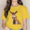 Donkey Women Tshirts Shrek Comedy Film Aesthetic Vintage Female Clothing Large Cotton Graphic Streetwear.jpg 640x640 10 - Shrek Shop