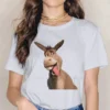 Donkey Women Tshirts Shrek Comedy Film Aesthetic Vintage Female Clothing Large Cotton Graphic Streetwear.jpg 640x640 13 - Shrek Shop