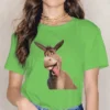 Donkey Women Tshirts Shrek Comedy Film Aesthetic Vintage Female Clothing Large Cotton Graphic Streetwear.jpg 640x640 17 - Shrek Shop