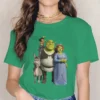 Family Women Tshirts Shrek Comedy Film Aesthetic Vintage Female Clothing Oversized Cotton Graphic Tops.jpg 640x640 12 - Shrek Shop