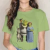 Family Women Tshirts Shrek Comedy Film Aesthetic Vintage Female Clothing Oversized Cotton Graphic Tops.jpg 640x640 23 - Shrek Shop