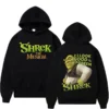 Funny Animated Shrek Musical Logo Hoodie Men s Women Harajuku Gothic Pullover Sweatshirts Vintage Long Sleeve - Shrek Shop