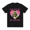 Funny Shrek Get Out of My Swamp Meme T Shirt Men s Women High Quality Short - Shrek Shop