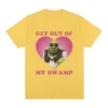 Funny Shrek Get Out of My Swamp Meme T Shirt Men s Women High Quality Short.jpg 640x640 3 - Shrek Shop