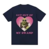 Funny Shrek Get Out of My Swamp Meme T Shirt Men s Women High Quality Short.jpg 640x640 8 - Shrek Shop