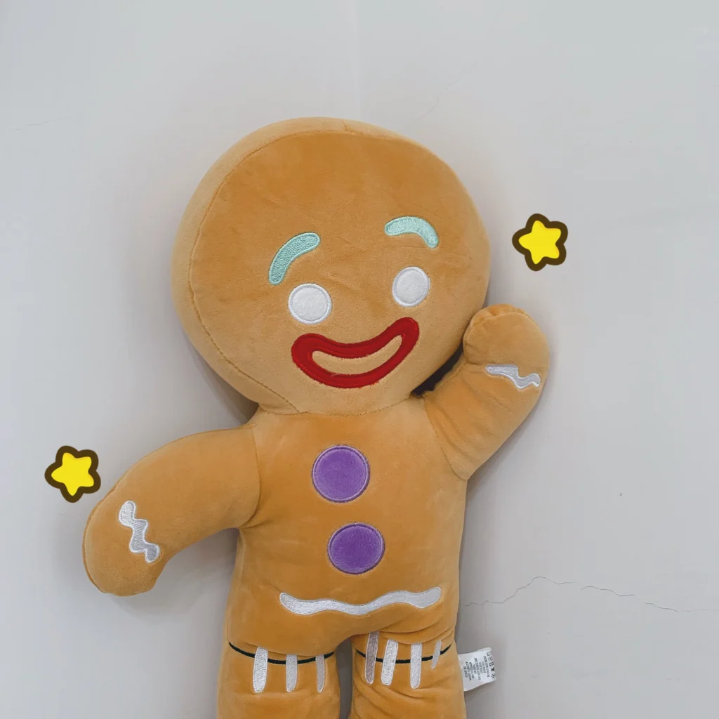 INS Gingerbread Man Plush Biscuit Shrek Toys Sleeping Cookies Reindeer Cushion Pillow Stuffed Sofa Doll House 2 - Shrek Shop