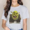 Is not Pleased Sweet Girls Women T Shirt Shrek Comedy Film Blusas Harajuku Casual Short Sleeve.jpg 640x640 13 - Shrek Shop