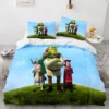 Monster Shreks 3D Printed Duvet Case Pillowcase Bedding Set Twin Full Queen King Size for Kids 4 - Shrek Shop