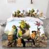 Monster Shreks 3D Printed Duvet Case Pillowcase Bedding Set Twin Full Queen King Size for Kids 6 - Shrek Shop