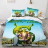 Monster Shreks 3D Printed Duvet Case Pillowcase Bedding Set Twin Full Queen King Size for Kids 8 - Shrek Shop