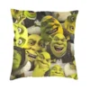 Personalized Animated Shrek Throw Pillow Case Decoration 3D Double sided Print Square Comedy Film Cushion Cover 5 - Shrek Shop