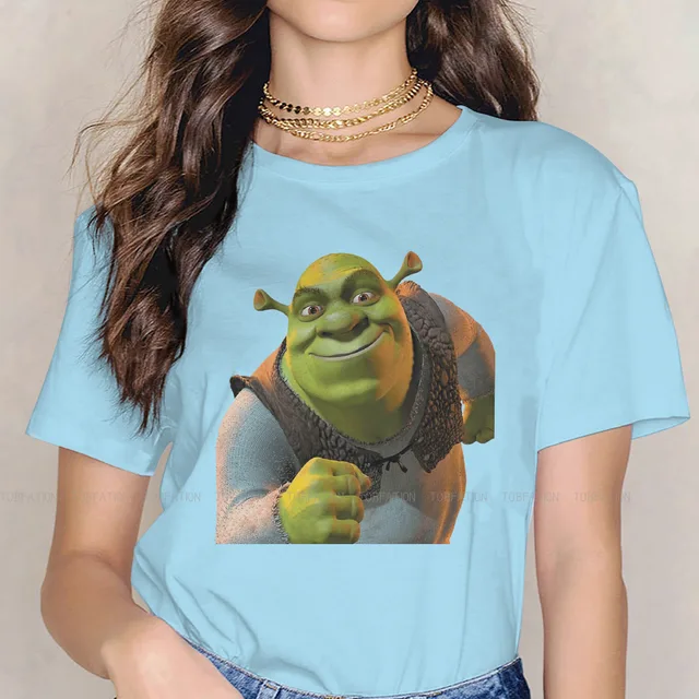 Ready Kawaii Girls Women T Shirt Shrek Comedy Film Blusas Harajuku Casual Short Sleeve Vintage Oversized.jpg 640x640 1 - Shrek Shop