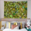 S Shrek Movie Tapestry Cartoon Tapestry Art Science Fiction Room Home Decor Wall Hanging Sheets 1 - Shrek Shop