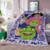 S shrek Double Bedspread Throw Blanket for Sofa Bed Blankets Knee Fluffy Soft Warm Winter Oversized 2 - Shrek Shop