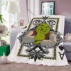 S shrek Double Bedspread Throw Blanket for Sofa Bed Blankets Knee Fluffy Soft Warm Winter Oversized 3 - Shrek Shop