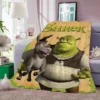 S shrek Double Bedspread Throw Blanket for Sofa Bed Blankets Knee Fluffy Soft Warm Winter Oversized 6 - Shrek Shop