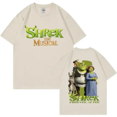 Shrek The Musical Logo Print T Shirt Men Women Funny Meme Clothing Tee Shirt Male Casual.jpg 640x640 11 - Shrek Shop