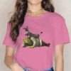 Shrek and Donkey Feminine Clothes Shrek Comedy Film Oversized T shirt Goth Vintage Female Blusas.jpg 640x640 14 - Shrek Shop