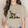 Shrek and Donkey Feminine Clothes Shrek Comedy Film Oversized T shirt Goth Vintage Female Blusas.jpg 640x640 6 - Shrek Shop