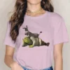 Shrek and Donkey Feminine Clothes Shrek Comedy Film Oversized T shirt Goth Vintage Female Blusas.jpg 640x640 8 - Shrek Shop