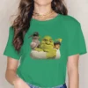 Shrek and Friends Women Tshirts Shrek Comedy Film Aesthetic Vintage Female Clothing Cotton Graphic Clothes.jpg 640x640 12 - Shrek Shop