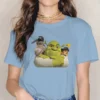 Shrek and Friends Women Tshirts Shrek Comedy Film Aesthetic Vintage Female Clothing Cotton Graphic Clothes.jpg 640x640 16 - Shrek Shop