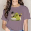 Shrek and Friends Women Tshirts Shrek Comedy Film Aesthetic Vintage Female Clothing Cotton Graphic Clothes.jpg 640x640 18 - Shrek Shop