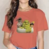 Shrek and Friends Women Tshirts Shrek Comedy Film Aesthetic Vintage Female Clothing Cotton Graphic Clothes.jpg 640x640 4 - Shrek Shop