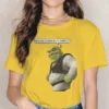 Smile Cute Girls Women T Shirt Shrek Comedy Film Blusas Harajuku Casual Short Sleeve Vintage Oversized.jpg 640x640 10 - Shrek Shop