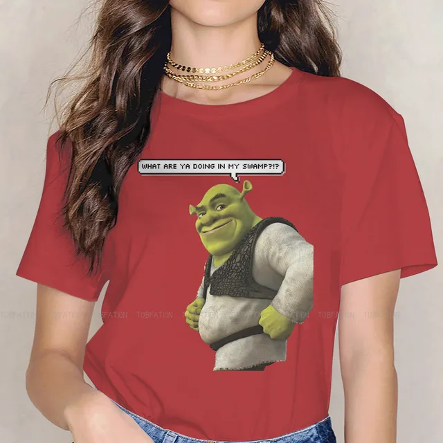Smile Cute Girls Women T Shirt Shrek Comedy Film Blusas Harajuku Casual Short Sleeve Vintage Oversized.jpg 640x640 11 - Shrek Shop