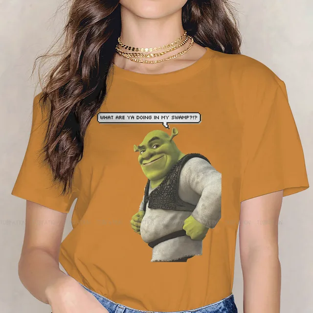 Smile Cute Girls Women T Shirt Shrek Comedy Film Blusas Harajuku Casual Short Sleeve Vintage Oversized.jpg 640x640 22 - Shrek Shop