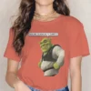 Smile Cute Girls Women T Shirt Shrek Comedy Film Blusas Harajuku Casual Short Sleeve Vintage Oversized.jpg 640x640 4 - Shrek Shop