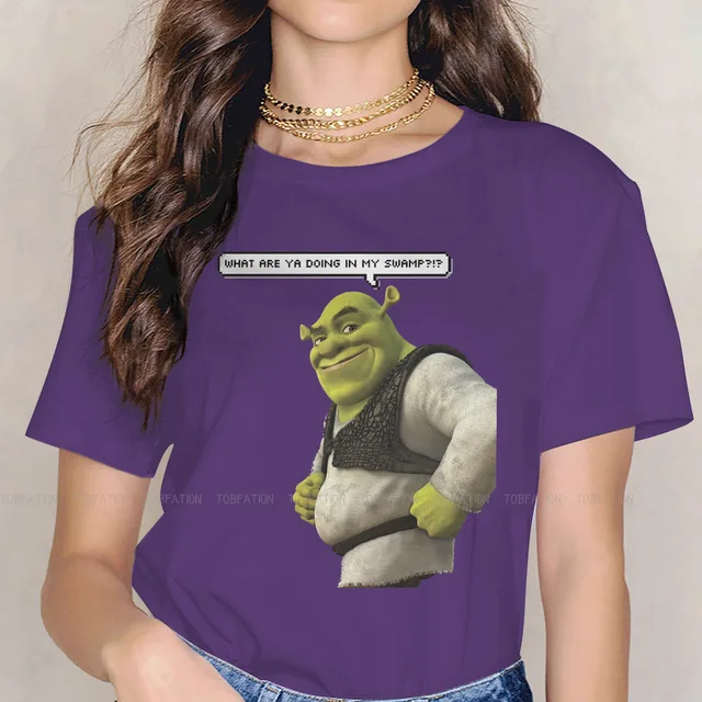 Smile Cute Girls Women T Shirt Shrek Comedy Film Blusas Harajuku Casual Short Sleeve Vintage Oversized.jpg 640x640 9 - Shrek Shop