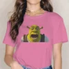 Surprised Female Shirts Shrek Comedy Film Oversized Vintage Women Clothing Harajuku Casual Feminine Blusas.jpg 640x640 14 - Shrek Shop