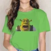 Surprised Female Shirts Shrek Comedy Film Oversized Vintage Women Clothing Harajuku Casual Feminine Blusas.jpg 640x640 17 - Shrek Shop