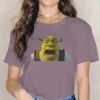 Surprised Female Shirts Shrek Comedy Film Oversized Vintage Women Clothing Harajuku Casual Feminine Blusas.jpg 640x640 18 - Shrek Shop