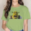 Surprised Female Shirts Shrek Comedy Film Oversized Vintage Women Clothing Harajuku Casual Feminine Blusas.jpg 640x640 23 - Shrek Shop