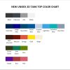 tank top color chart - Shrek Shop